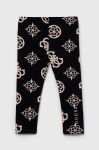 Дитячі легінси Guess колір чорний візерунок (3296765) Дитячі легінси Guess колір чорний візерунок (3296765)