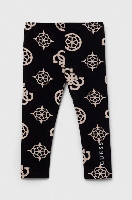 Дитячі легінси Guess колір чорний візерунок (3296765)
