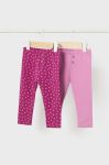 Легінси для немовлят Mayoral 2-pack колір фіолетовий візерунок Легінси для немовлят Mayoral 2-pack колір фіолетовий візерунок