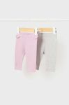 Легінси для немовлят Mayoral Newborn колір рожевий однотонні