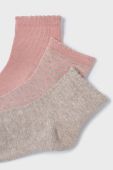 Дитячі шкарпетки Mayoral 3-pack колір бежевий (3442398) Дитячі шкарпетки Mayoral 3-pack колір бежевий (3442398)