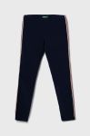 Дитячі легінси United Colors of Benetton колір синій з аплікацією Дитячі легінси United Colors of Benetton колір синій з аплікацією