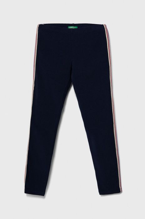 Дитячі легінси United Colors of Benetton колір синій з аплікацією Дитячі легінси United Colors of Benetton колір синій з аплікацією