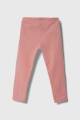 Дитячі легінси United Colors of Benetton колір рожевий однотонні (3394485)