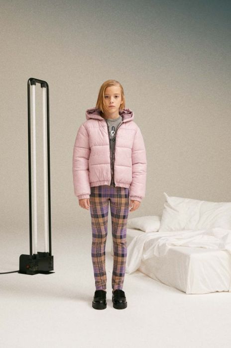 Легінси Sisley колір бежевий візерунок Легінси Sisley колір бежевий візерунок