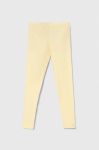 Дитячі легінси United Colors of Benetton колір жовтий однотонні (3391269) Дитячі легінси United Colors of Benetton колір жовтий однотонні (3391269)
