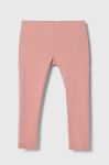 Дитячі легінси United Colors of Benetton колір рожевий однотонні (3409523) Дитячі легінси United Colors of Benetton колір рожевий однотонні (3409523)