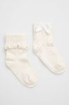 Шкарпетки для немовлят United Colors of Benetton 2-pack колір бежевий (3403970)