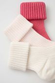 Шкарпетки для немовлят United Colors of Benetton 3-pack колір рожевий (3403973)