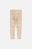 Дитячі легінси Coccodrillo колір бежевий візерунок Дитячі легінси Coccodrillo колір бежевий візерунок