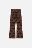 Дитячі штани Coccodrillo колір коричневий візерунок Дитячі штани Coccodrillo колір коричневий візерунок