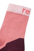 Дитячі гірськолижні шкарпетки Reima Villalla колір рожевий Дитячі гірськолижні шкарпетки Reima Villalla колір рожевий