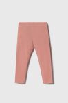 Дитячі легінси United Colors of Benetton колір рожевий однотонні (3489916) Дитячі легінси United Colors of Benetton колір рожевий однотонні (3489916)