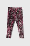 Дитячі двосторонні легінси Guess колір фіолетовий візерунок Дитячі двосторонні легінси Guess колір фіолетовий візерунок