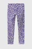 Дитячі легінси United Colors of Benetton колір фіолетовий візерунок (3602253)