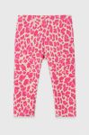 Дитячі легінси United Colors of Benetton колір рожевий візерунок (3588580) Дитячі легінси United Colors of Benetton колір рожевий візерунок (3588580)