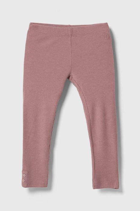 Дитячі легінси United Colors of Benetton колір фіолетовий однотонні (3650930) Дитячі легінси United Colors of Benetton колір фіолетовий однотонні (3650930)