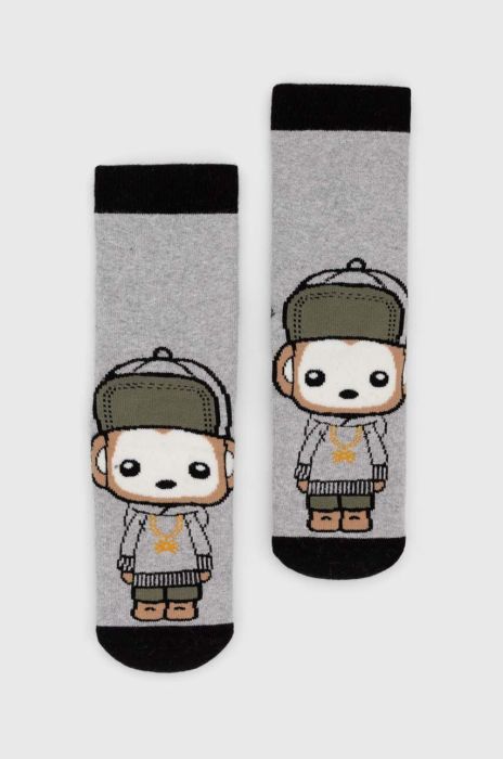 Дитячі шкарпетки United Colors of Benetton колір сірий (3676163) Дитячі шкарпетки United Colors of Benetton колір сірий (3676163)