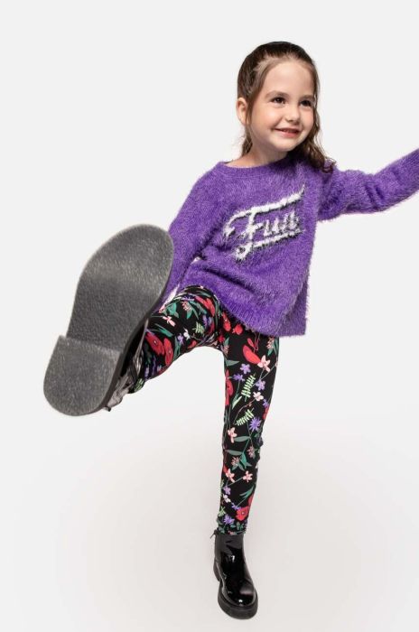 Дитячі легінси Coccodrillo колір чорний візерунок (3641470) Дитячі легінси Coccodrillo колір чорний візерунок (3641470)