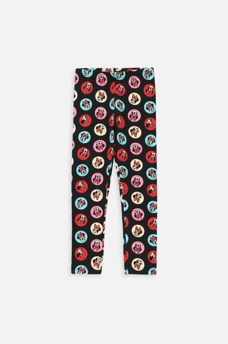Дитячі легінси Coccodrillo ZC3122103PUK PEPPED UP KIDS колір чорний візерунок Дитячі легінси Coccodrillo ZC3122103PUK PEPPED UP KIDS колір чорний візерунок
