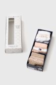 Шкарпетки для немовлят Tommy Hilfiger 3-pack колір рожевий
