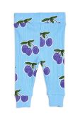 Дитячі легінси Mini Rodini візерунок колір блакитний