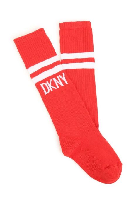 Дитячі шкарпетки Dkny колір червоний Дитячі шкарпетки Dkny колір червоний