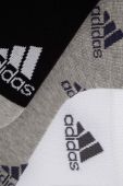 Дитячі шкарпетки adidas Performance 3-pack колір сірий