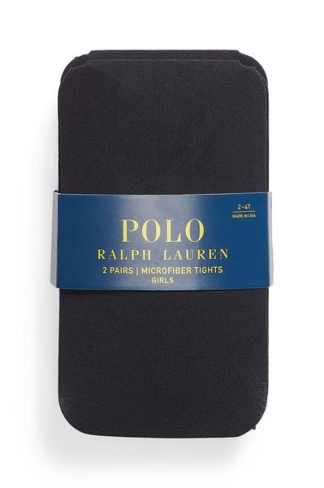 Дитячі колготки Polo Ralph Lauren 2-pack колір чорний (3641560) Дитячі колготки Polo Ralph Lauren 2-pack колір чорний (3641560)