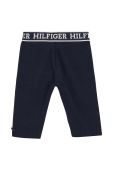 Легінси для немовлят Tommy Hilfiger колір синій однотонні