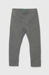 Дитячі легінси United Colors of Benetton колір сірий однотонні (3388310) Дитячі легінси United Colors of Benetton колір сірий однотонні (3388310)