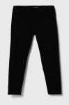 Дитячі легінси United Colors of Benetton колір чорний однотонні (3415896) Дитячі легінси United Colors of Benetton колір чорний однотонні (3415896)