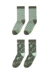 Дитячі шкарпетки Reima Parit колір зелений