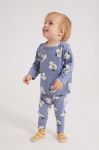 Легінси для немовлят Bobo Choses візерунок колір блакитний Легінси для немовлят Bobo Choses візерунок колір блакитний