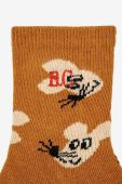Дитячі шкарпетки Bobo Choses колір коричневий