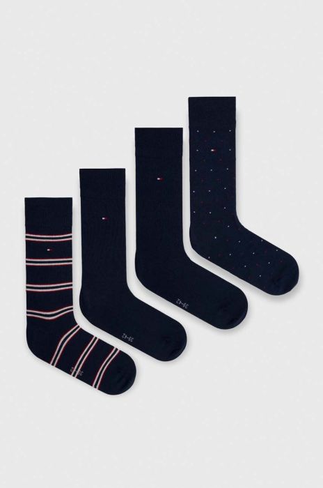 Шкарпетки Tommy Hilfiger 4-pack чоловічі колір синій (3645055) Шкарпетки Tommy Hilfiger 4-pack чоловічі колір синій (3645055)