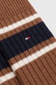 Вовняні шкарпетки Tommy Hilfiger колір коричневий Вовняні шкарпетки Tommy Hilfiger колір коричневий