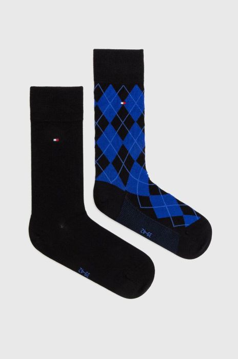 Шкарпетки Tommy Hilfiger 2-pack чоловічі колір чорний (3641688) Шкарпетки Tommy Hilfiger 2-pack чоловічі колір чорний (3641688)