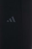 Легінси для тренувань adidas Performance колір чорний однотонні Легінси для тренувань adidas Performance колір чорний однотонні