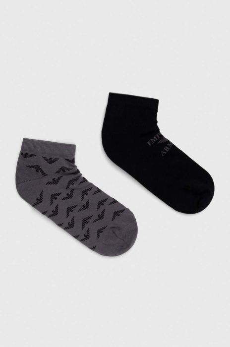 Шкарпетки Emporio Armani Underwear 2-pack чоловічі колір барвистий (3404015) Шкарпетки Emporio Armani Underwear 2-pack чоловічі колір барвистий (3404015)