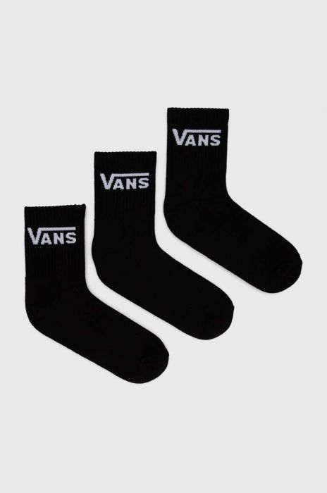 Шкарпетки Vans 3-pack чоловічі колір чорний Шкарпетки Vans 3-pack чоловічі колір чорний