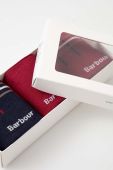 Шкарпетки Barbour 3-pack чоловічі колір бордовий Шкарпетки Barbour 3-pack чоловічі колір бордовий