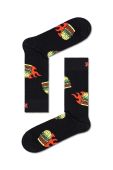 Шкарпетки Happy Socks Blast Off Burger Socks 2-pack колір чорний