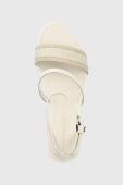 Сандалі Tommy Hilfiger WEBBING MID HEEL колір білий FW0FW07276 Сандалі Tommy Hilfiger WEBBING MID HEEL колір білий FW0FW07276