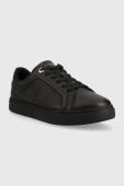 Шкіряні кросівки Tommy Hilfiger CASUAL LEATHER CUPSOLE колір чорний FW0FW07288