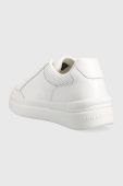 Шкіряні кросівки Tommy Hilfiger EMBOSSED COURT SNEAKER колір білий FW0FW07297