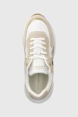 Шкіряні кросівки Tommy Hilfiger CHUNKY TH RUNNER колір білий FW0FW07386