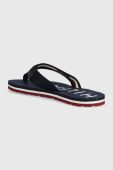 В'єтнамки Tommy Hilfiger ESSENTIAL CORP FLIP жіночі колір синій на плоскому ходу FW0FW07419 В'єтнамки Tommy Hilfiger ESSENTIAL CORP FLIP жіночі колір синій на плоскому ходу FW0FW07419