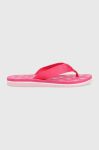 В'єтнамки Tommy Hilfiger TH ELEVATED FLIP FLOP жіночі колір рожевий на плоскому ходу FW0FW07420 В'єтнамки Tommy Hilfiger TH ELEVATED FLIP FLOP жіночі колір рожевий на плоскому ходу FW0FW07420