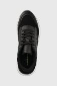 Шкіряні кросівки Tommy Hilfiger ELEVATED EMBOSSED RUNNER колір чорний FW0FW07452